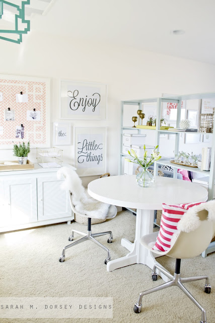 stenciled round table2